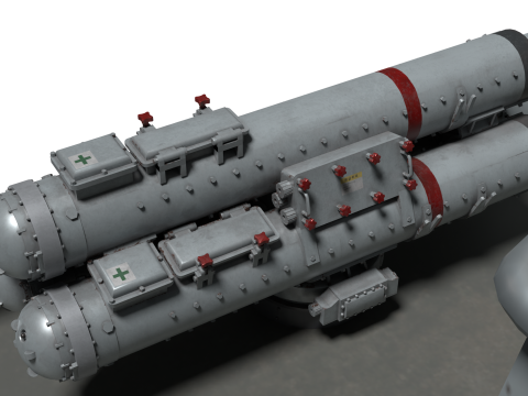 Korea Destroyer Daejoyeong 3D Модель