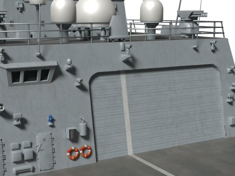 Korea Destroyer Daejoyeong 3D Модель