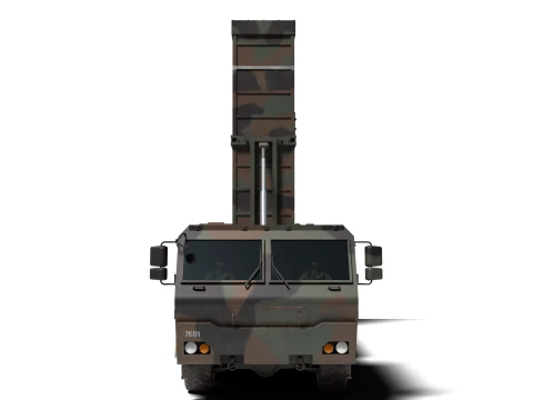 Korea Missile Launcher Hyunmu 3D Model