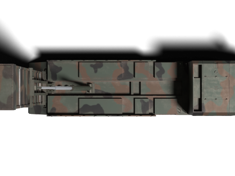 Korea Missile Launcher Hyunmu 3D मॉडल