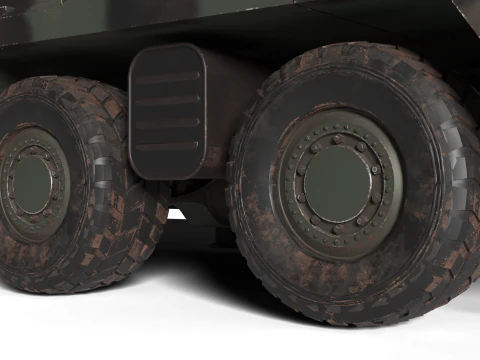 Korea Missile Launcher Hyunmu 3D Model