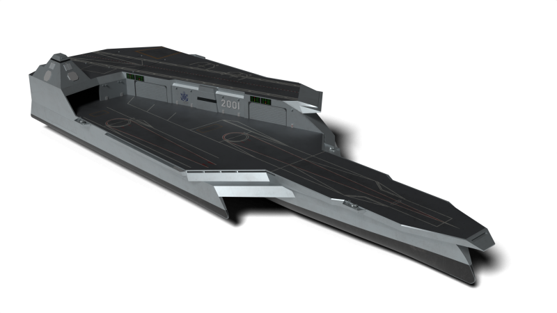Korea Unmanned force control ship 3D Model .c4d .max .obj .3ds .fbx .stl .blend