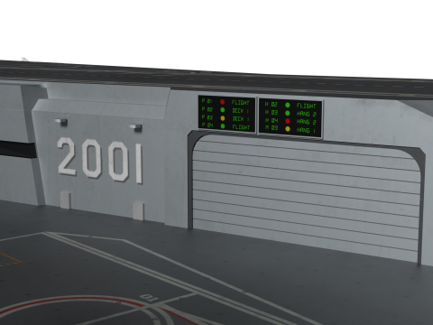 Korea Unmanned force control ship 3D Model