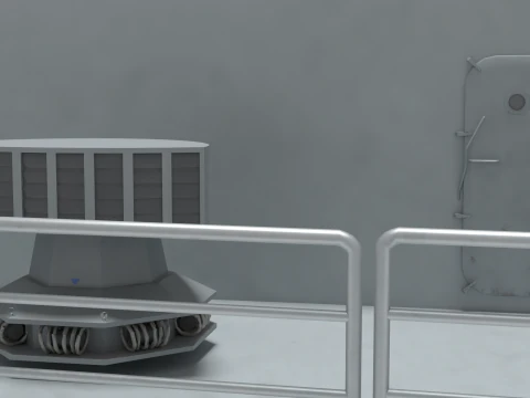 Korea Heavy aircraft carrier CVX 3D Model
