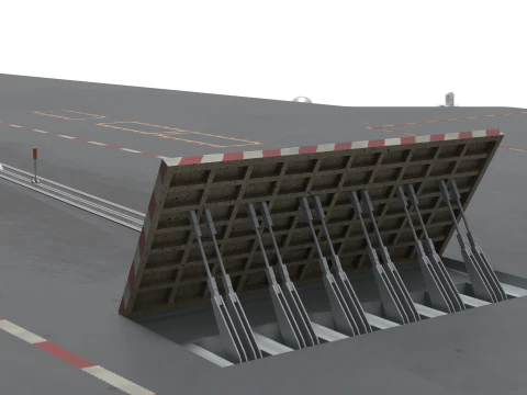 Korea Heavy aircraft carrier CVX 3D Model