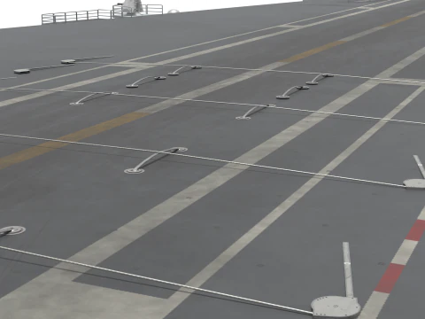 Korea Heavy aircraft carrier CVX 3D Model