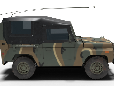 Armored vehicle K-131 3D-Modell