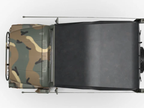 Armored vehicle K-131 3D Model