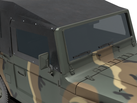 Armored vehicle K-131 3D-Modell