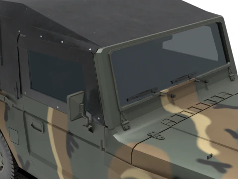 Armored vehicle K-131 3D Model