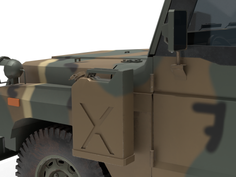 Armored vehicle K-131 3D-Modell