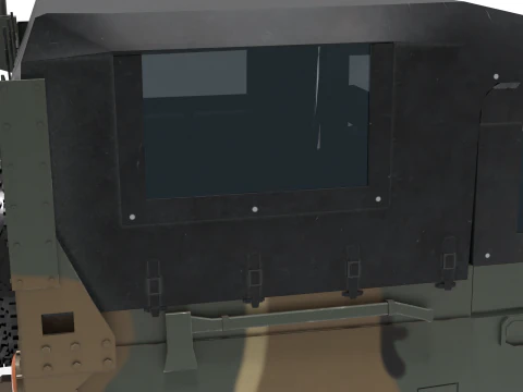Armored vehicle K-131 3D Model