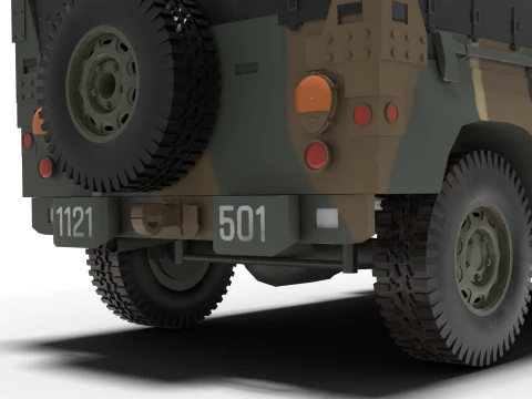 Armored vehicle K-131 3D Model