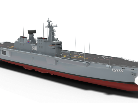 Amphibious assault ship Dokdo 3D मॉडल