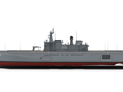 Amphibious assault ship Dokdo 3D Model