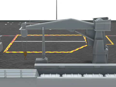 Amphibious assault ship Dokdo 3D Model