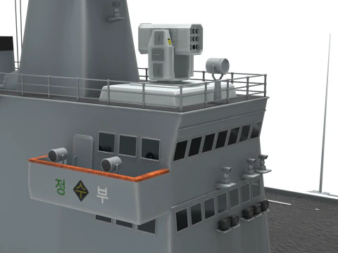 Amphibious assault ship Dokdo 3D Model