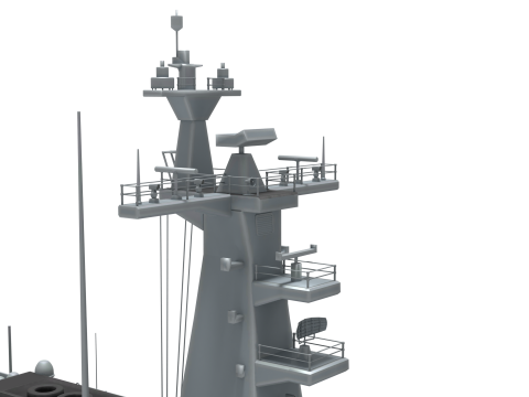 Amphibious assault ship Dokdo 3D Model