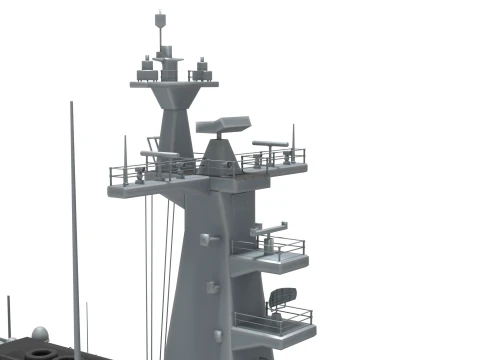 Amphibious assault ship Dokdo 3D Model