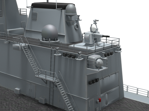 Amphibious assault ship Dokdo 3D Model