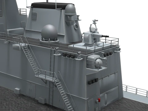 Amphibious assault ship Dokdo 3D Model