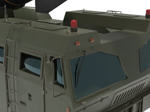 Rudal hipersonik Korea Utara Hwasong-8 dan peluncurnya Model 3D