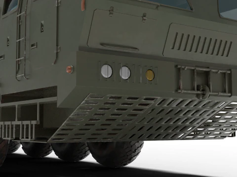 Rudal hipersonik Korea Utara Hwasong-8 dan peluncurnya Model 3D