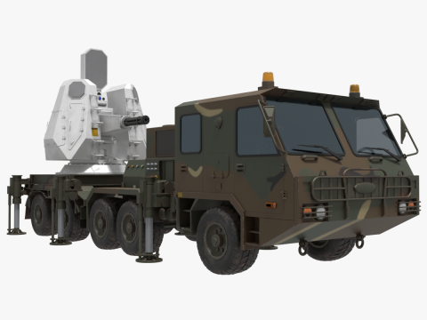 Anti-aircraft system C-RAM Modelo 3D