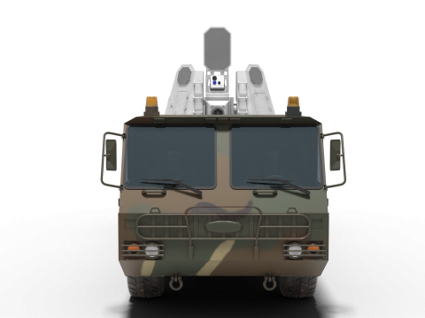 Anti-aircraft system C-RAM 3D Model