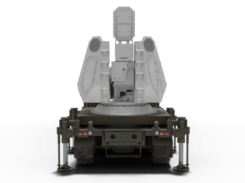 Anti-aircraft system C-RAM 3D Model