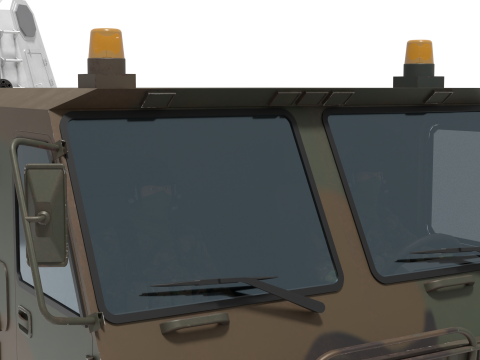 Anti-aircraft system C-RAM 3D Model