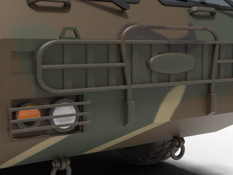 Anti-aircraft system C-RAM 3D Model