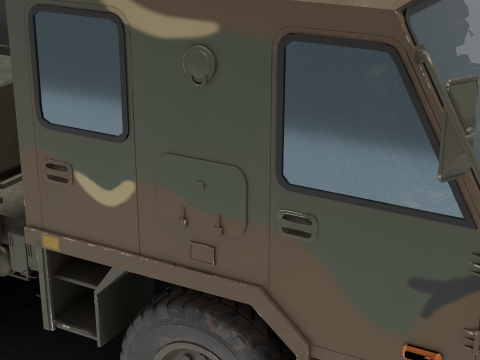 Anti-aircraft system C-RAM 3D Model
