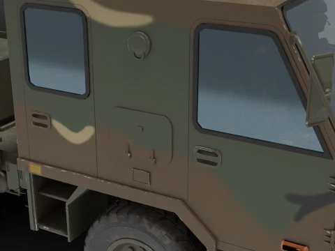 Anti-aircraft system C-RAM 3D Model