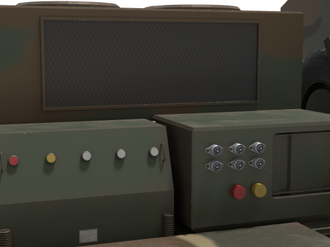 Anti-aircraft system C-RAM 3D Model