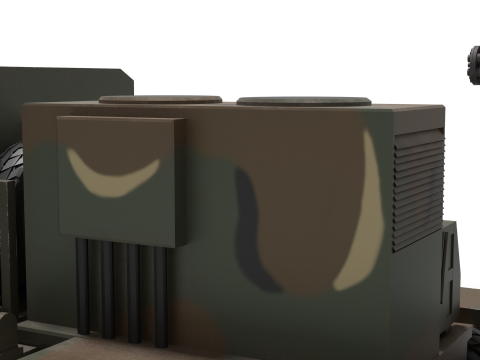 Anti-aircraft system C-RAM 3D Model