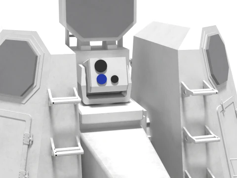Anti-aircraft system C-RAM 3D Model