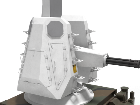 Anti-aircraft system C-RAM 3D Model