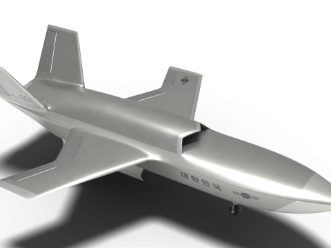 Unmanned fighter KUS-LW Model 3D