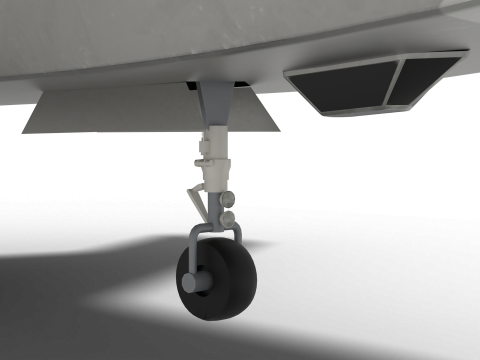 Unmanned fighter KUS-LW Model 3D
