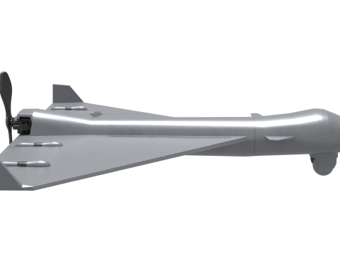 Unmanned attack aircraft 3D-Modell
