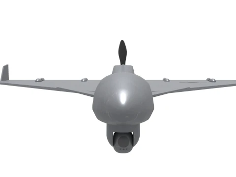 Unmanned attack aircraft 3D Model