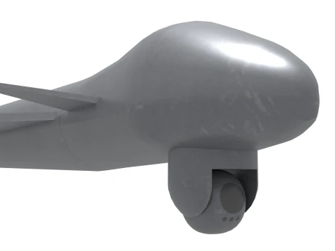 Unmanned attack aircraft 3D Model