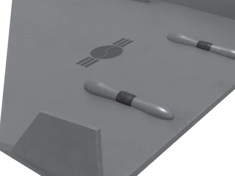 Unmanned attack aircraft 3D Model