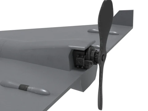 Unmanned attack aircraft 3D Model
