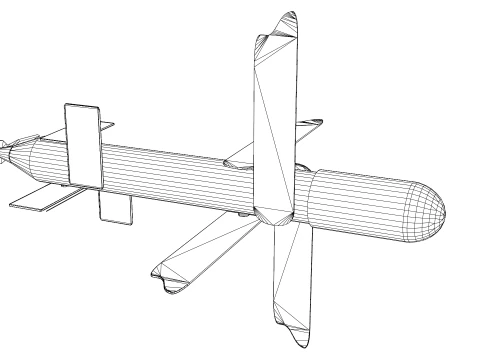 Suicide drone UAV 3D Model
