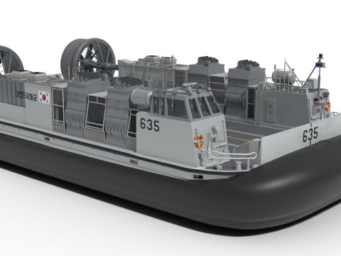 Korea Hovercraft Solgae-class Model 3D