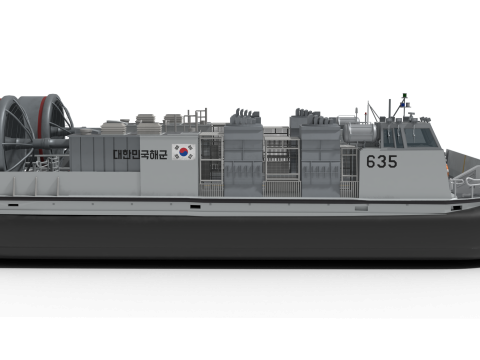 Korea Hovercraft Solgae-class 3D Model