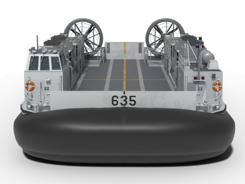 Korea Hovercraft Solgae-class 3D Model
