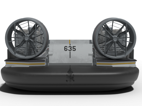 Korea Hovercraft Solgae-class 3D Model
